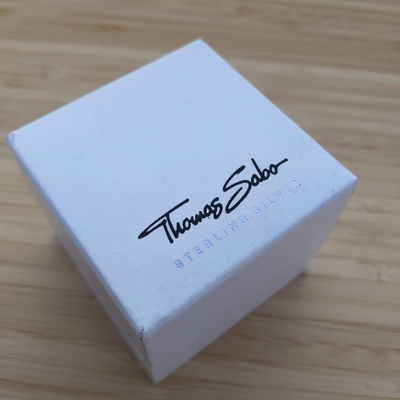 Designer Thomas Sabo Hugging Polar Bear Cubic Zirconia Sterling Silver Ring US S - Picture 6 of 6